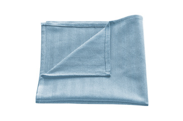 Baby Blue Herringbone Pocket Square, Handkerchief