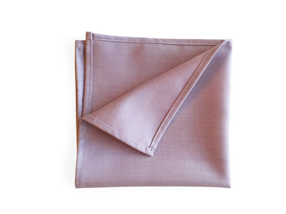Premium 100% Wool Purple Pocket Square, Handkerchief